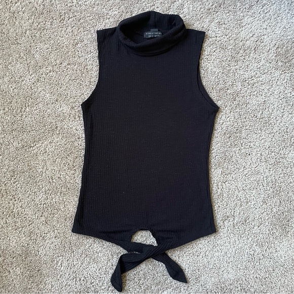 Streetwear Society Tops - streetwear society black tank top size medium